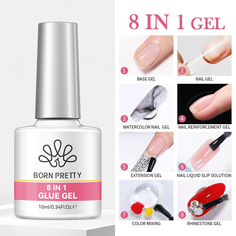 BORN PRETTY Top Coat & Glue Gel