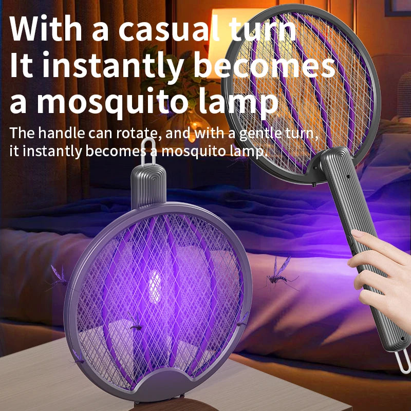 Smart Electric Mosquito Swatter 3-in-1