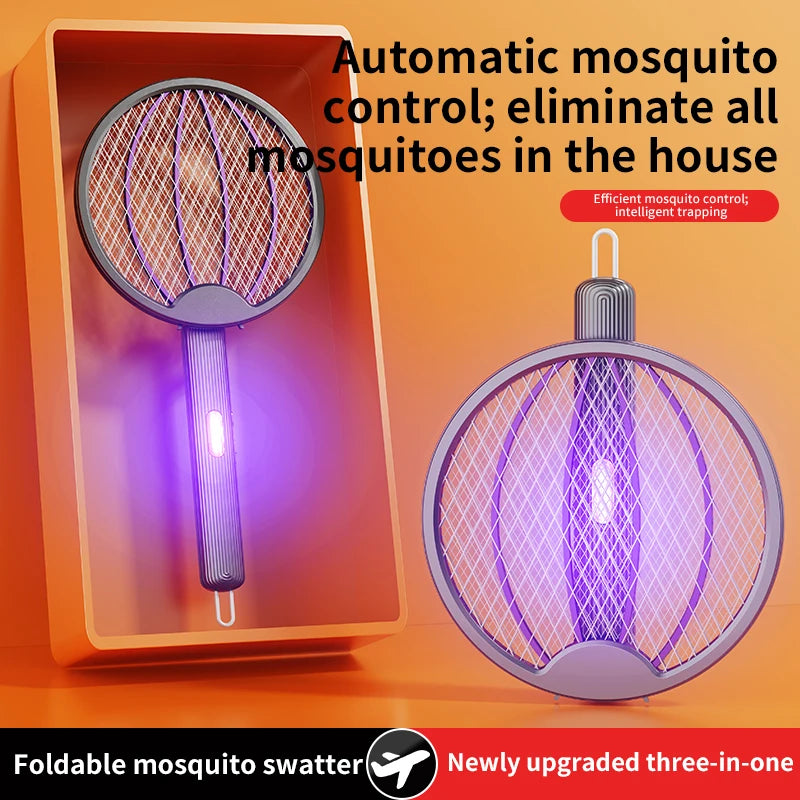 Smart Electric Mosquito Swatter 3-in-1