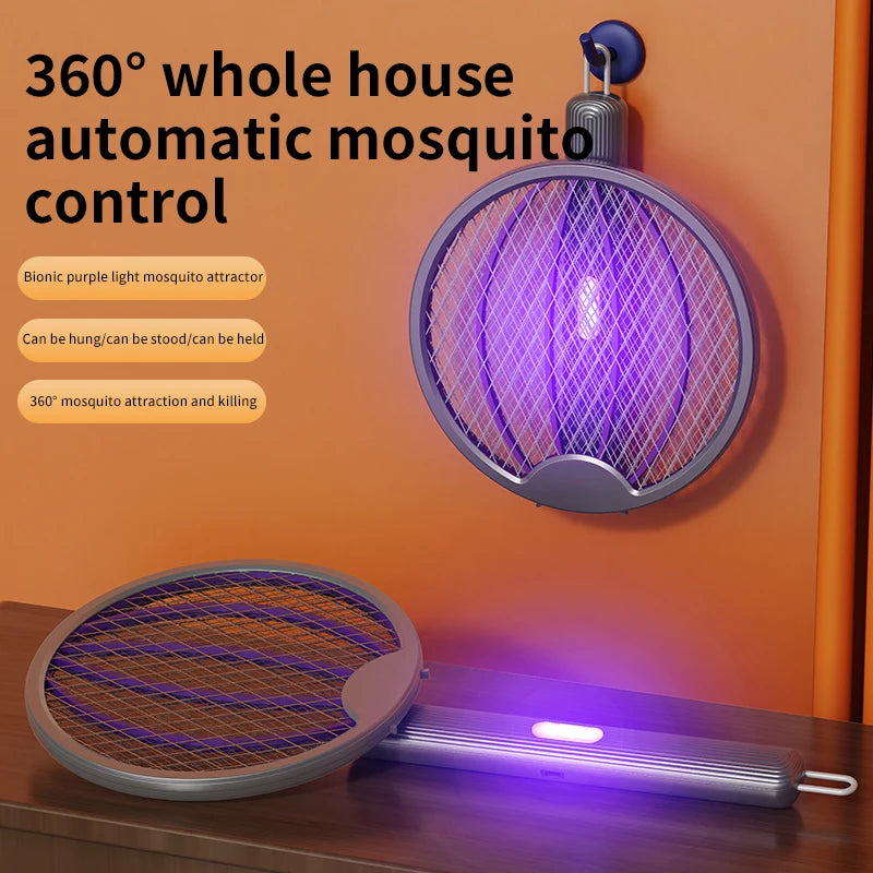 Smart Electric Mosquito Swatter 3-in-1
