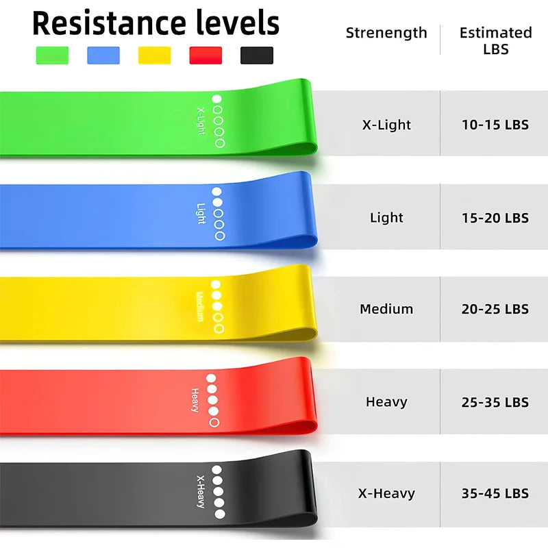 Premium Resistance Bands Set (5 PCS)