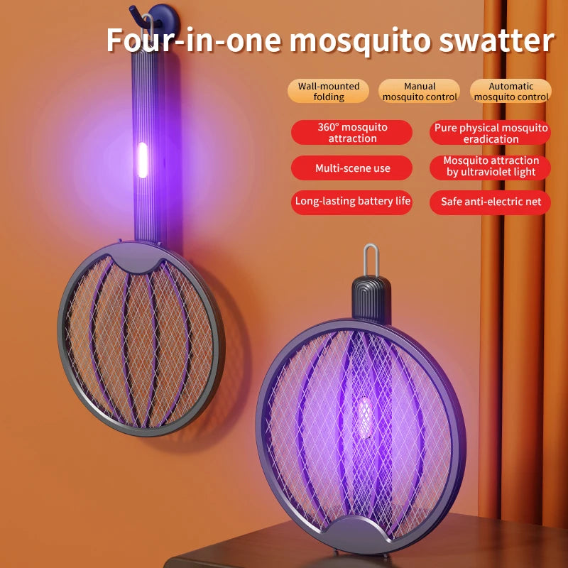Smart Electric Mosquito Swatter 3-in-1