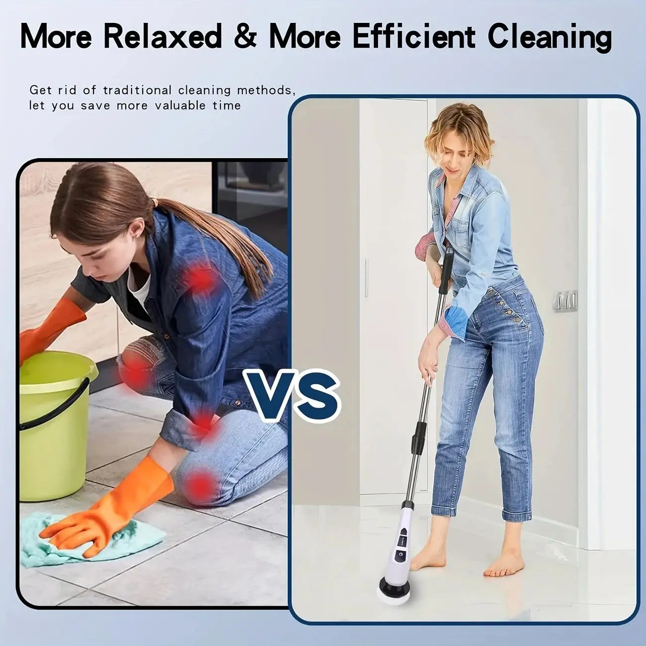 Electric Spin Scrubber Pro – Cordless Cleaning Brush